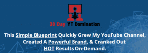 Read more about the article 30 Day YouTube Domination – Launching 9 March 2021 Free Download