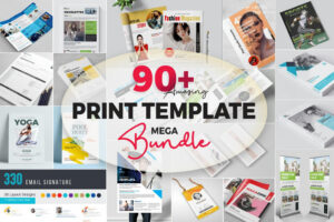 Read more about the article 90+ Print Templates Mega Bundle Free Download