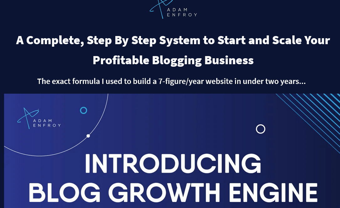 You are currently viewing Adam Enfroy – Blog Growth Engine Update 2 Download