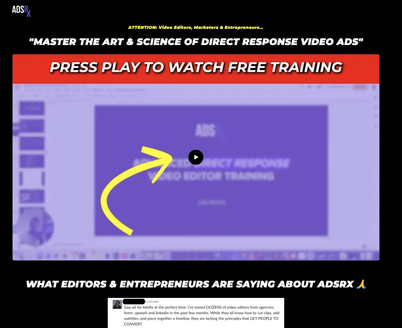 You are currently viewing Advanced Direct Response Editor Training Download