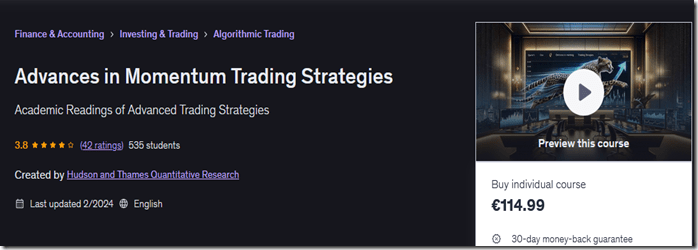 You are currently viewing Advances in Momentum Trading Strategies Download