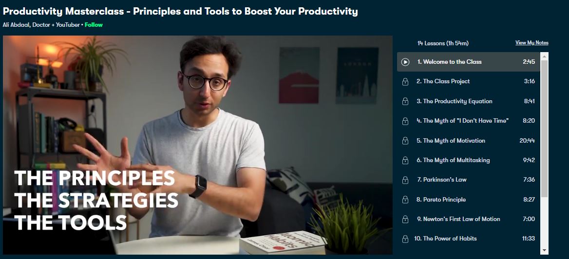 You are currently viewing Ali Abdaal – Productivity Masterclass – Principles and Tools to Boost Your Productivity Download