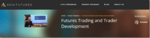 Read more about the article Axia Futures – Futures Trading and Trader Development Download