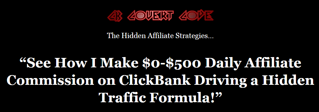 You are currently viewing [GET] CB Covert Code – $500 In A Day Commissions Secret Download