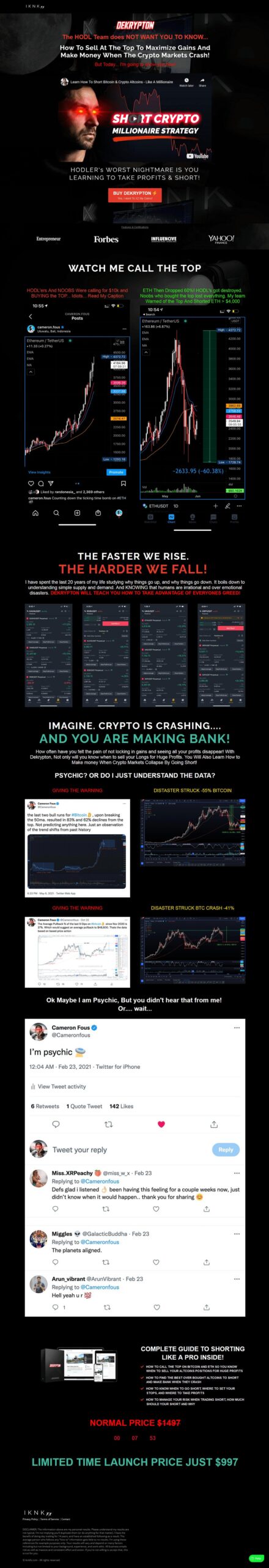 You are currently viewing Cameron Fous – DE-Krypton – How To Short Bitcoin and Crypto Altcoins Like A Millionaire Download