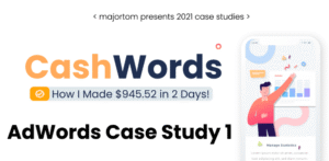 Read more about the article CashWords – Case Study – How I Made $945.52 in 2 Days With Adwords Free Download