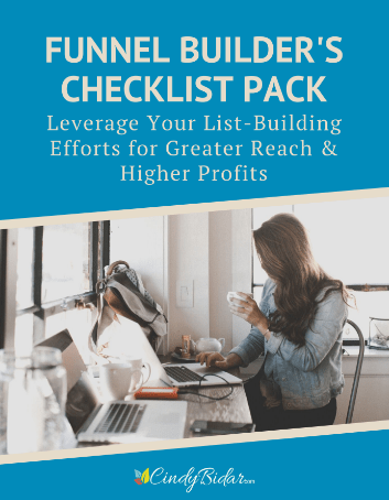 You are currently viewing [GET] Cindy Bidar – Funnel Building Checklist Free Download
