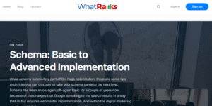 Read more about the article [SUPER HOT SHARE] Clint Butler – What Ranks Schema Course Download