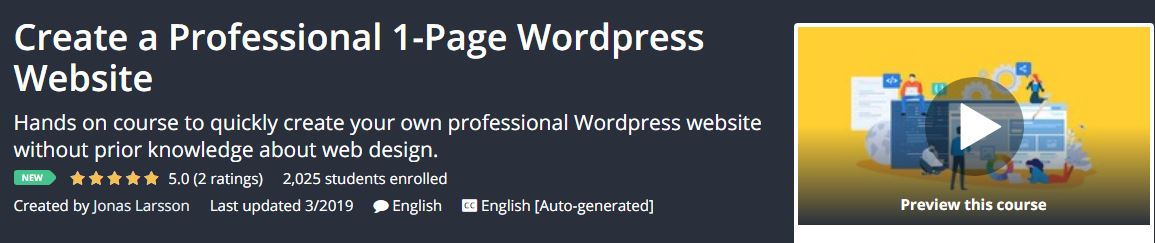 You are currently viewing [GET] Create a Professional 1-Page WordPress Website Download