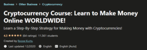 Read more about the article [GET] Cryptocurrency Course – Learn to Make Money Online WORLDWIDE Free Download