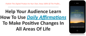 Read more about the article [GET] Daily Affirmations PLR Package Free Download