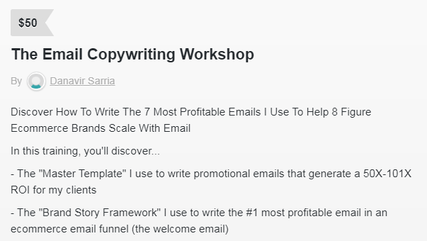 You are currently viewing [SUPER HOT SHARE] Danavir Sarria – Ecomm Email Workshop Download