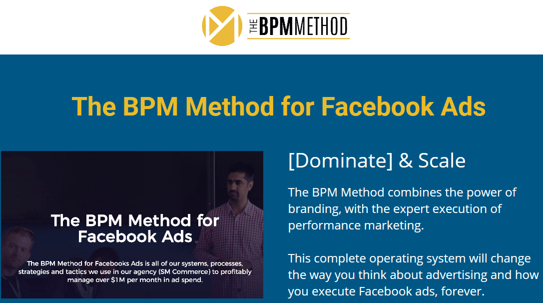You are currently viewing [SUPER HOT SHARE] Depesh Mandalia – The BPM Method (Facebook Ads 2020) Download