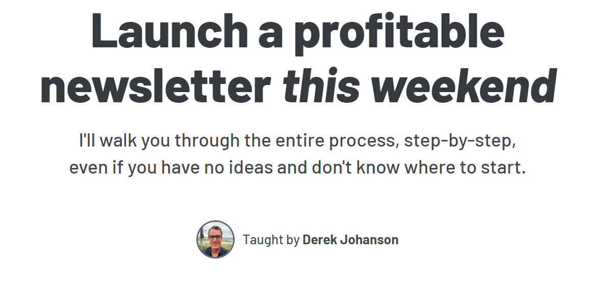 You are currently viewing Derek Johanson – Build a Newsletter Download