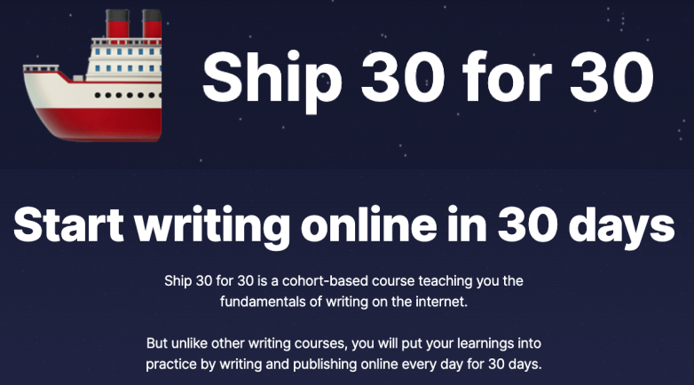 You are currently viewing Dickie Bush – Ship 30 for 30 Download