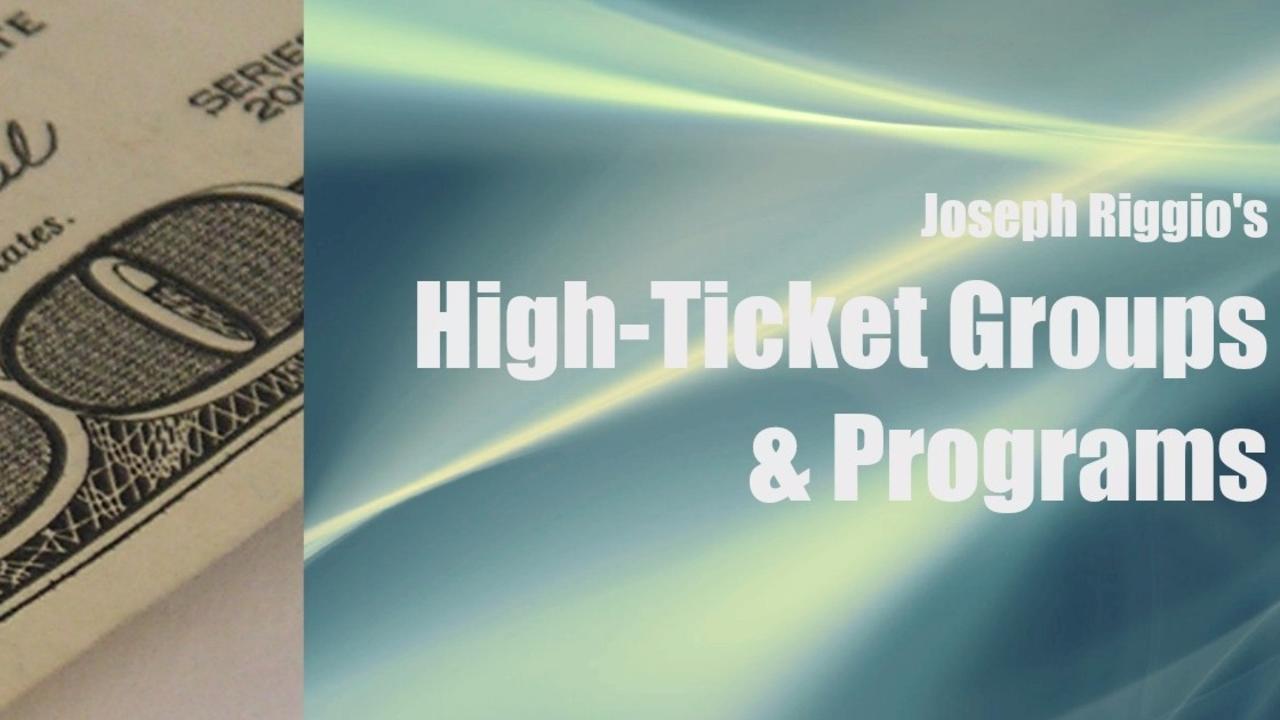 You are currently viewing [SUPER HOT SHARE] Dr. Joseph Riggio – Million-Dollar High-Ticket Groups & Programs 2.0 Download