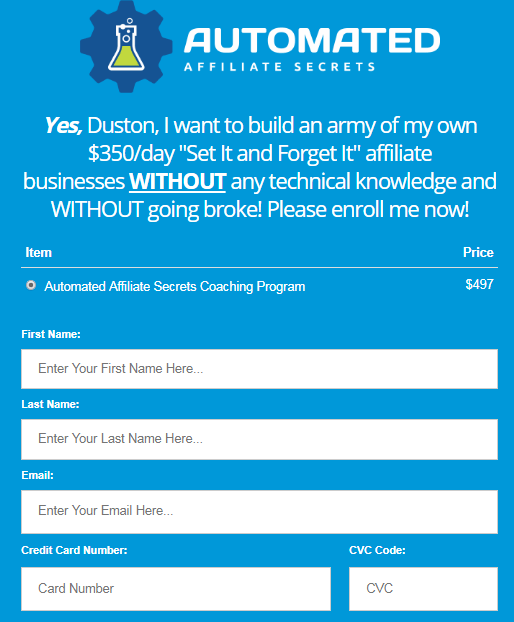 You are currently viewing [SUPER HOT SHARE] Duston McGroarty – Automated Affiliate Secrets Download