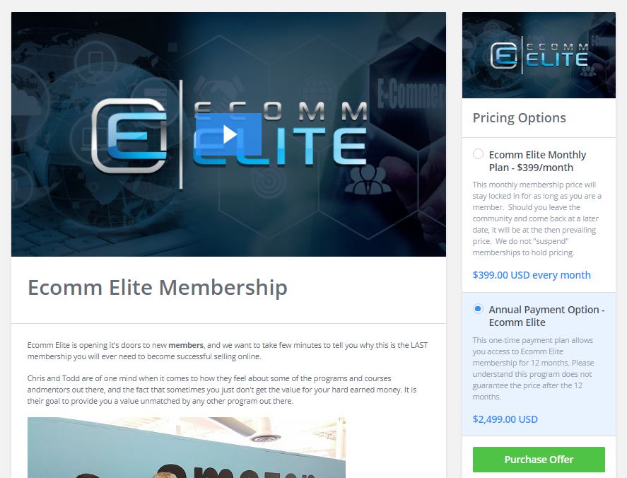 You are currently viewing [SUPER HOT SHARE] Ecomm Elite Wholesale Amazon By Todd Snively and Chris Keef Download