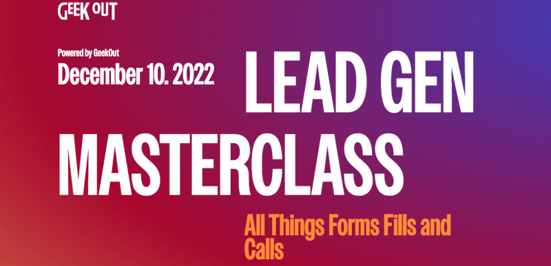 You are currently viewing Geekout – Lead Gen Masterclass 12-2022 Download