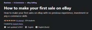 Read more about the article How to make your first sale on eBay Free Download