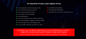 Read more about the article [GET] IM Checklist [2020 versions] Free Download