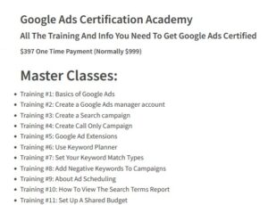 Read more about the article Jack Hopman – Google Ads Certification Academy Download