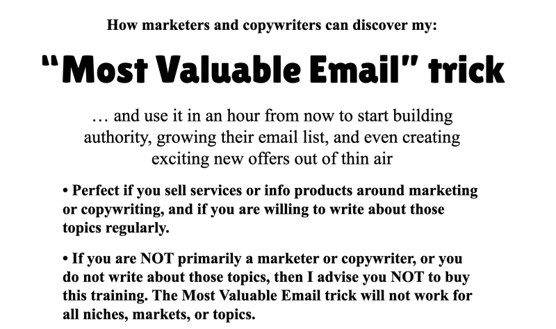 You are currently viewing John Bejakovic – Most Valuable Email Download