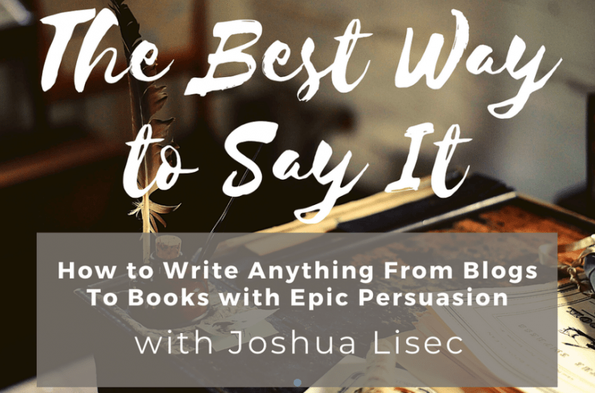 You are currently viewing Joshua Lisec – The Best Way To Say It Download