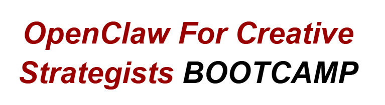 You are currently viewing Luke Ilha and Mario Castelli – OpenClaw For Creative Strategists Bootcamp