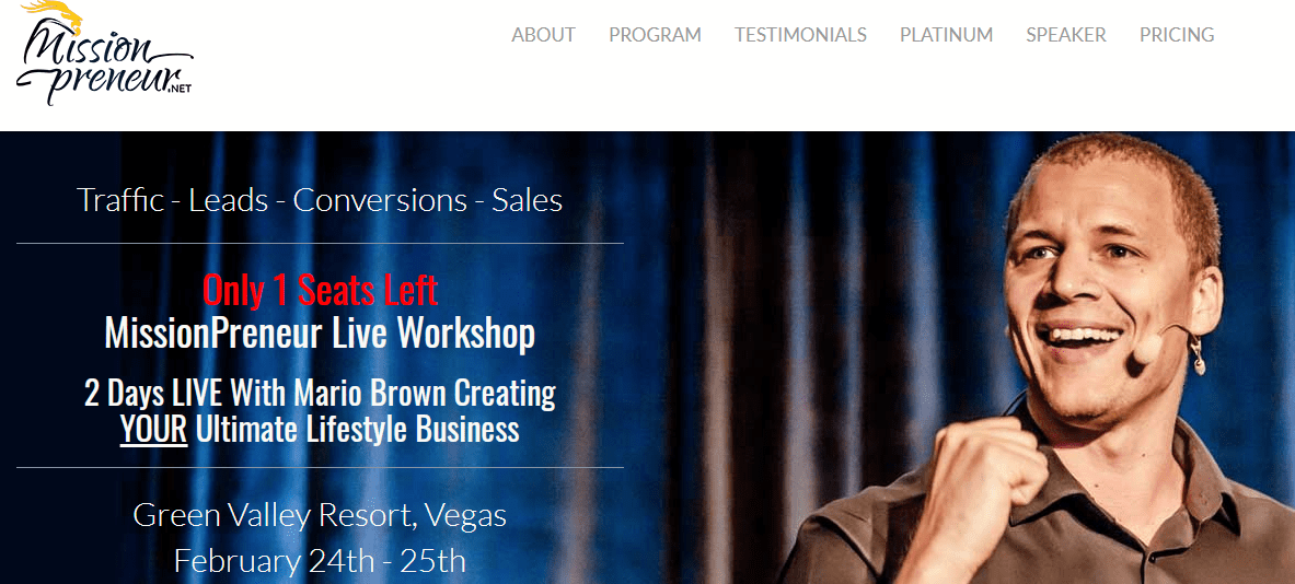 You are currently viewing [SUPER HOT SHARE] Mario Brown – MissionPreneur Live Workshop Download
