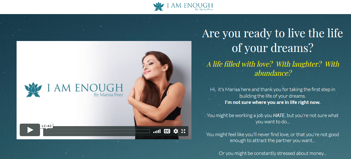 You are currently viewing [SUPER HOT SHARE] Marisa Peer – I Am Enough Download