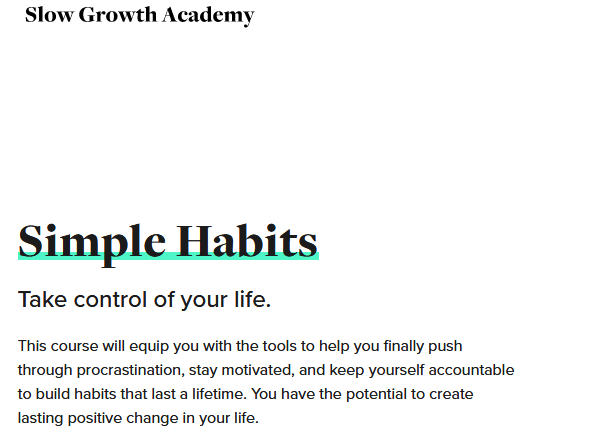 You are currently viewing Matt D’avella – Slow Growth Academy – Simple Habits(2020) Download