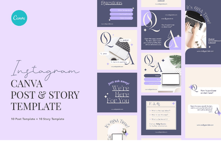 You are currently viewing Minimalist Elegant FAQ Canva – Instagram Post and Stories Template Free Download