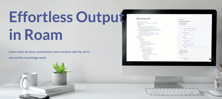 You are currently viewing Nat Elliason – Effortless Output in Roam Download
