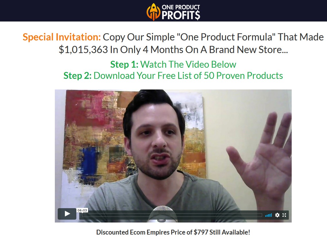 You are currently viewing [SUPER HOT SHARE] Nick Peroni – One Product Profits Download