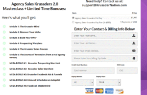 Read more about the article [SUPER HOT SHARE] Nik Robbins – Agency Sales Krusaders 2.0 Download
