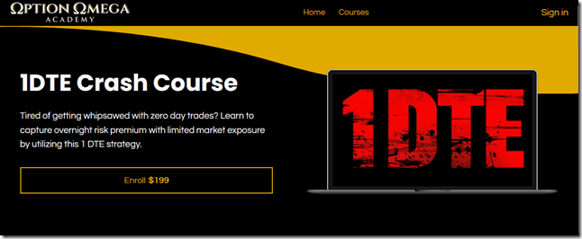 You are currently viewing Option Omega Academy – 1DTE Crash Course Download