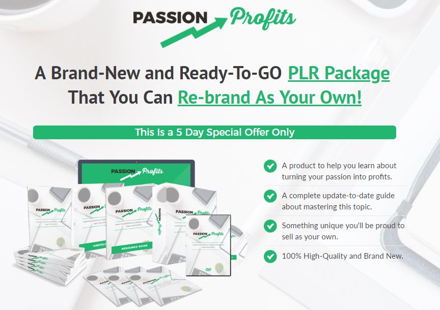 You are currently viewing [GET] PLR – Passion Profit Download