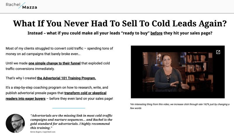 You are currently viewing Rachel Mazza – Advertorial 101 Download