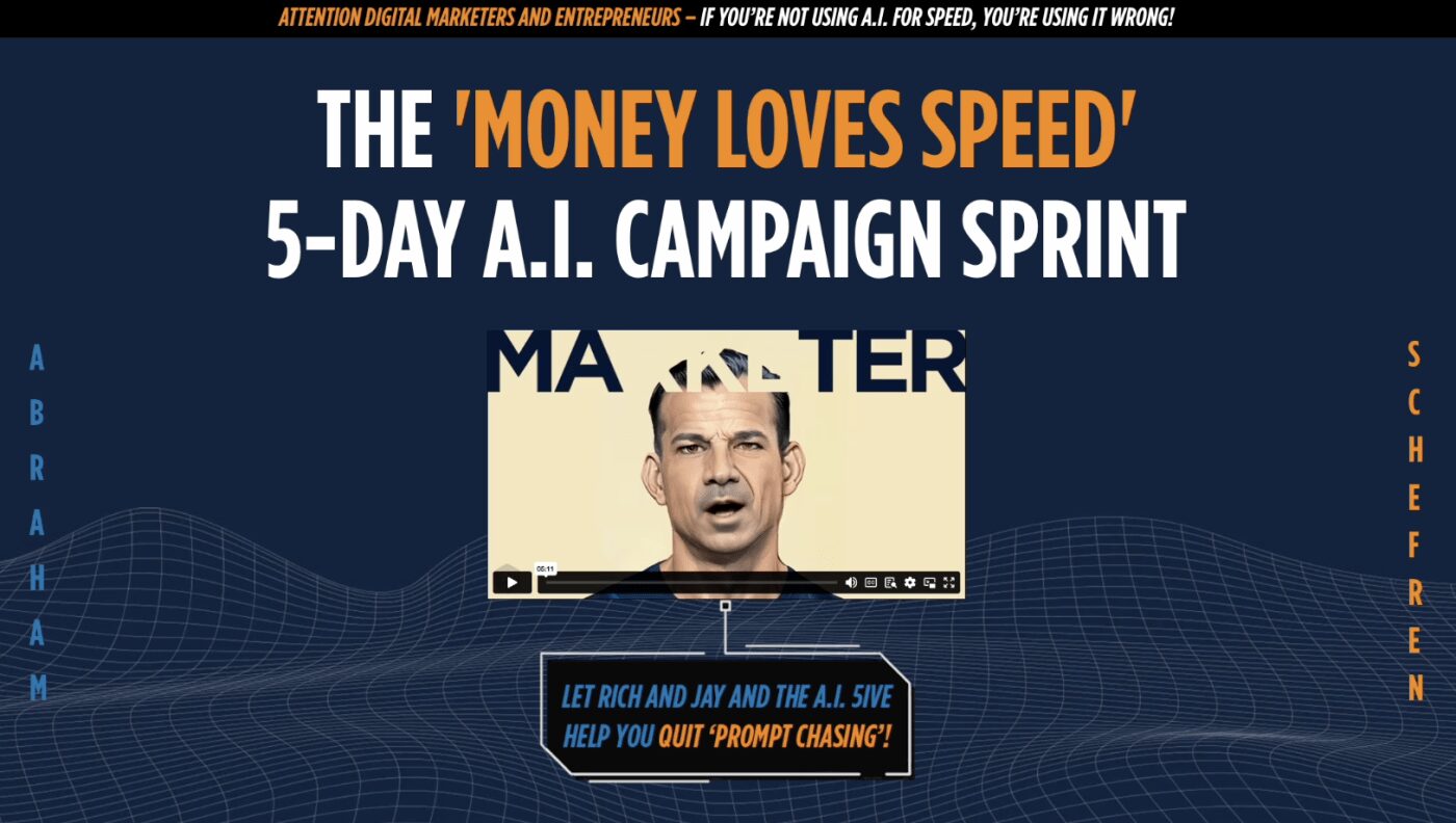 You are currently viewing Rich Schefren, Jay Abraham – 5-Day AI Campaign Sprint Download