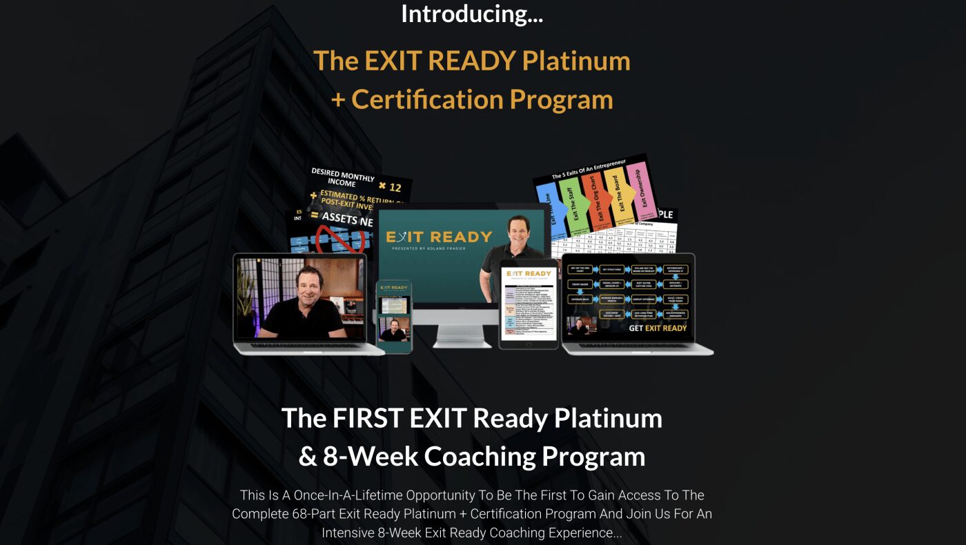You are currently viewing Roland Frasier – Exit Ready Platinum Download