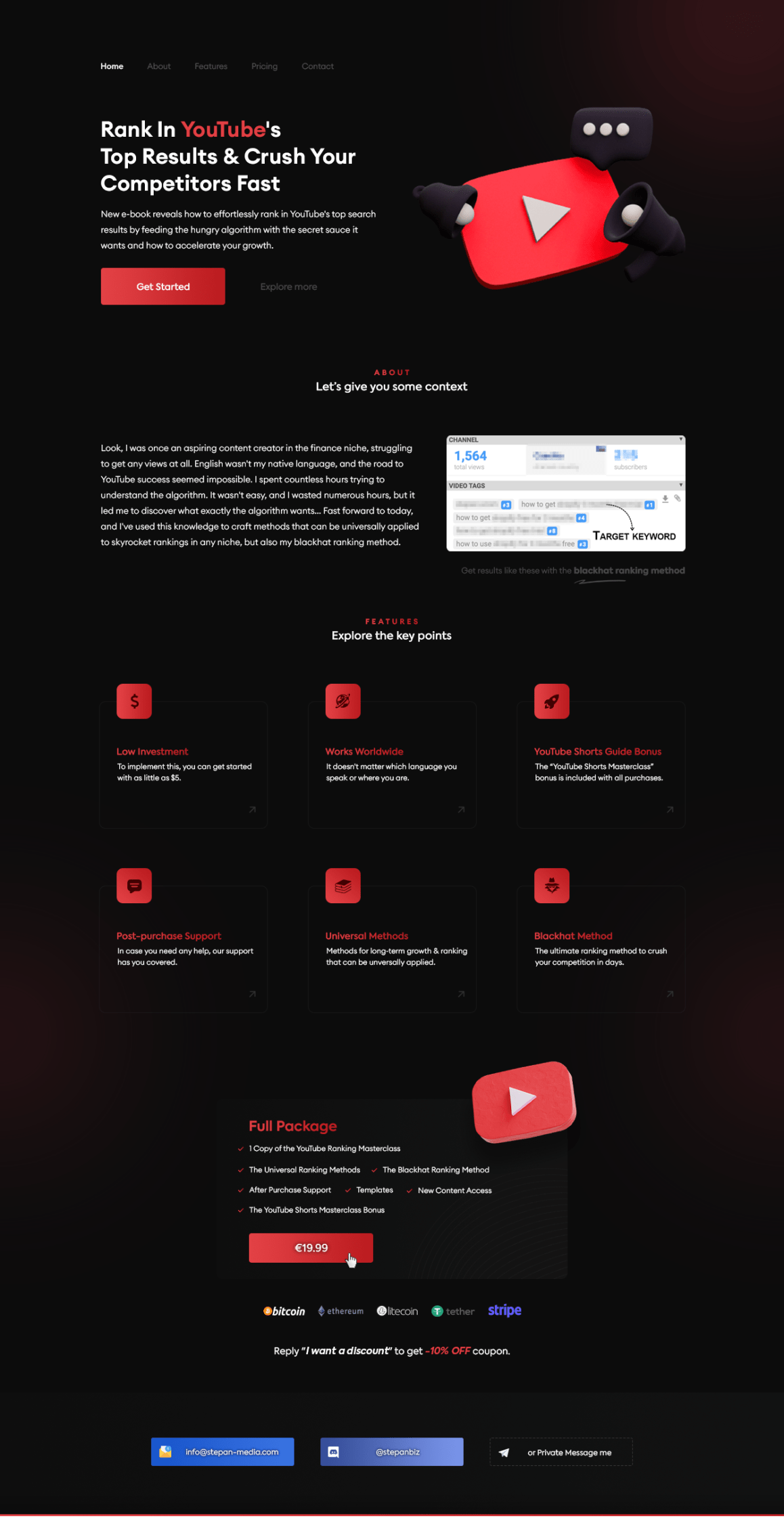 You are currently viewing ✅[STEP-BY-STEP] ⚡️ YouTube Ranking Secrets ⚡️ Universal + Blackhat Ranking & Growth Methods ⚡️ Crush Competition Fast! ✅ Download