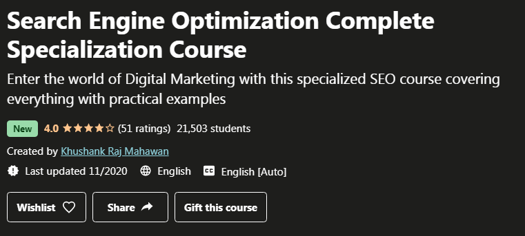 You are currently viewing [GET] Search Engine Optimization Complete Specialization Course Free Download