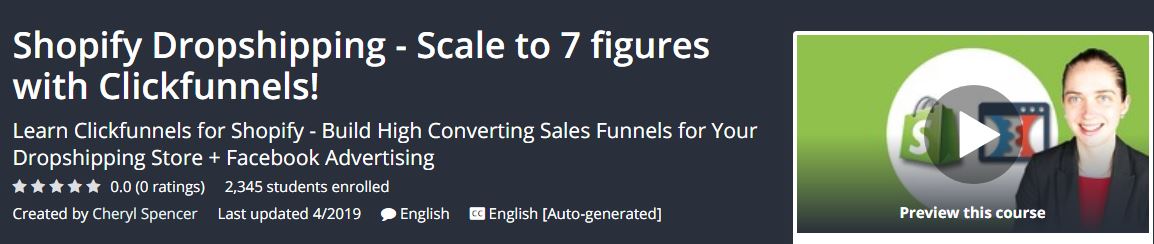 You are currently viewing [GET] Shopify Dropshipping – Scale to 7 figures with Clickfunnels Download