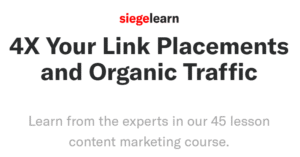 Read more about the article [SUPER HOT SHARE] SiegeLearn – Content Marketing Course Download