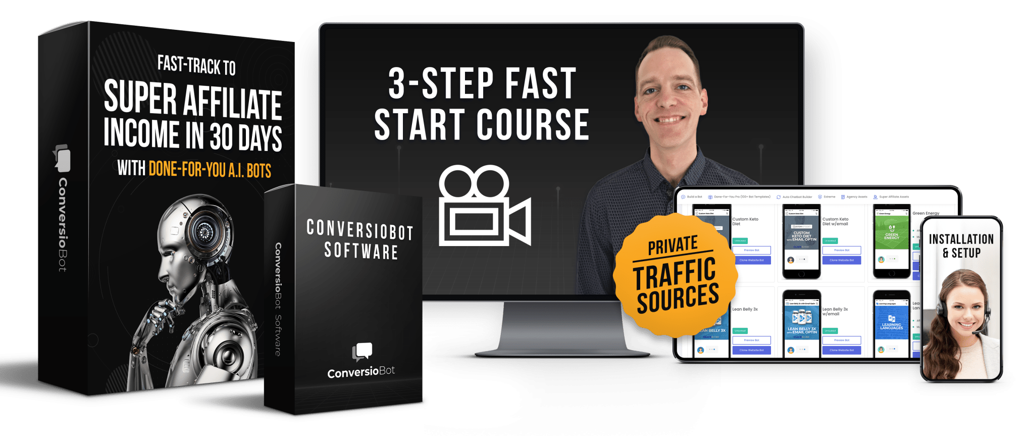 You are currently viewing Simon Wood – Conversio Super Affiliate A.I. Bots Download