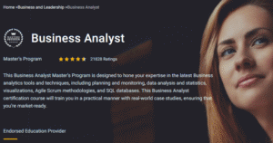 Read more about the article [SUPER HOT SHARE] SimpliLearn – Business Analyst Download