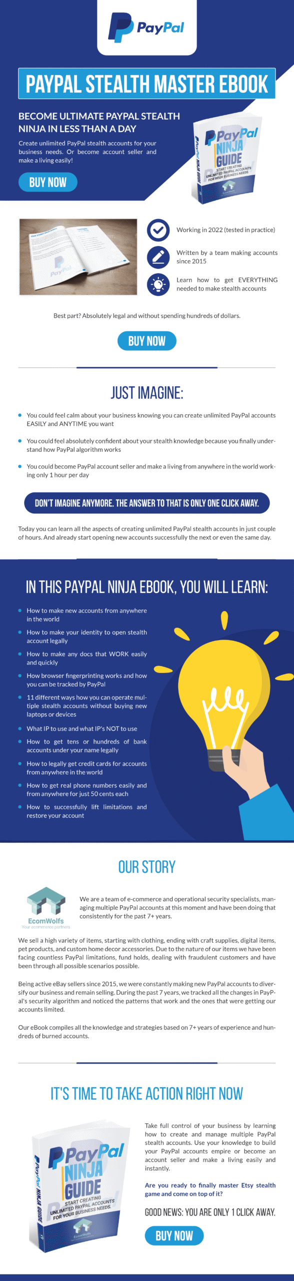 You are currently viewing Start Creating Unlimited PayPal Stealth Accounts For Your Business Needs. Become Certified PayPal Ninja In A Day! EBOOK GUIDE Download
