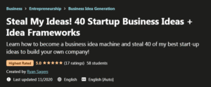 Read more about the article Steal My Ideas! 40 Startup Business Ideas + Idea Frameworks Free Download