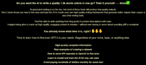 Read more about the article [METHOD] Stop Wasting Money on AI Writers Train And Fine-Tune Your Own AI For Free With No Code ⚡⚡⚡Real Method & Practice Examples ⚡⚡ Download